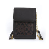 '- Coach Fin Crossbody Bag ~ Brown